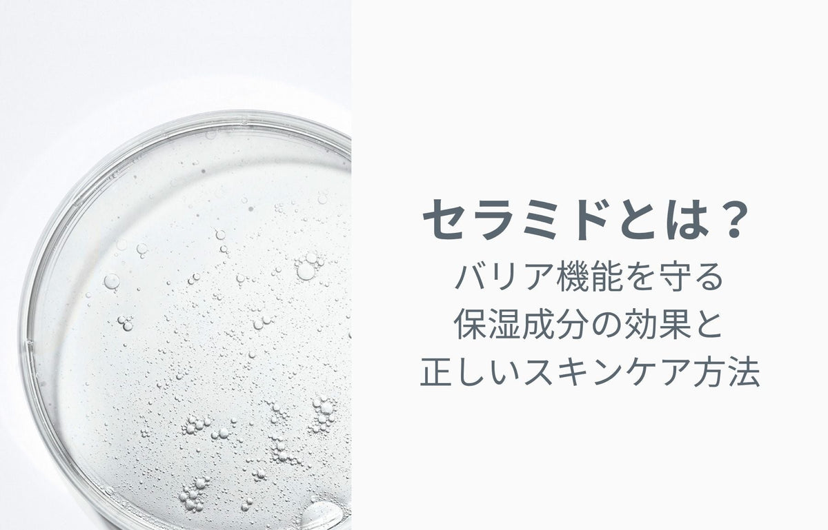 セラミドとは？バリア機能を守る保湿成分の効果と正しいスキンケア方法
