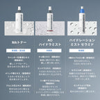 ダーマロジカ　MAトナー｜化粧水比較　AOハイドラミスト　ー　ハイドレーションミストセラミド