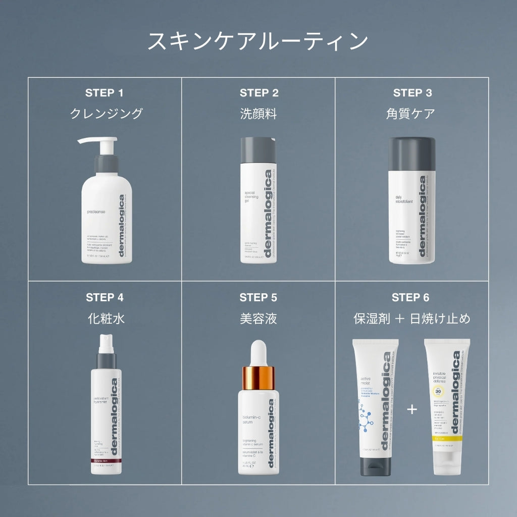 ダーマロジカ スキンケアルーティン6ステップ — クレンジングから保湿・日焼け止めまでの推奨お手入れ手順 | スキンケア